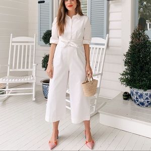 BRAND NEW Gal Meets Glam Sawyer Tie Waist Jumpsuit (NWOT)